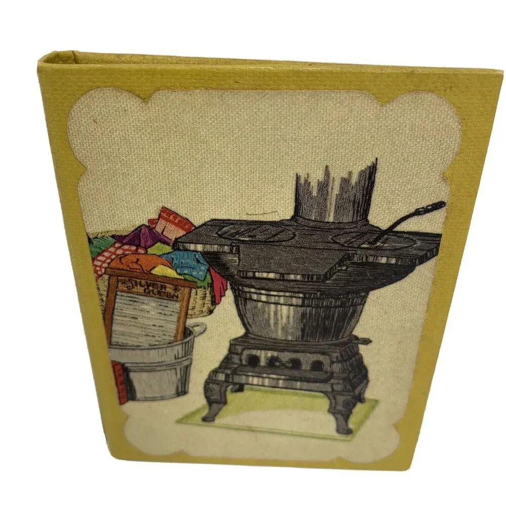 Vintage Americana Shopping List Pad With Pencil Holder Pocket USA Stylecraft